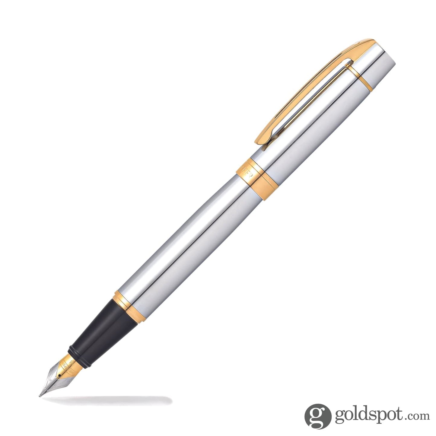 Sheaffer 300 Fountain Pen in Chrome with Gold Tone Fountain Pen