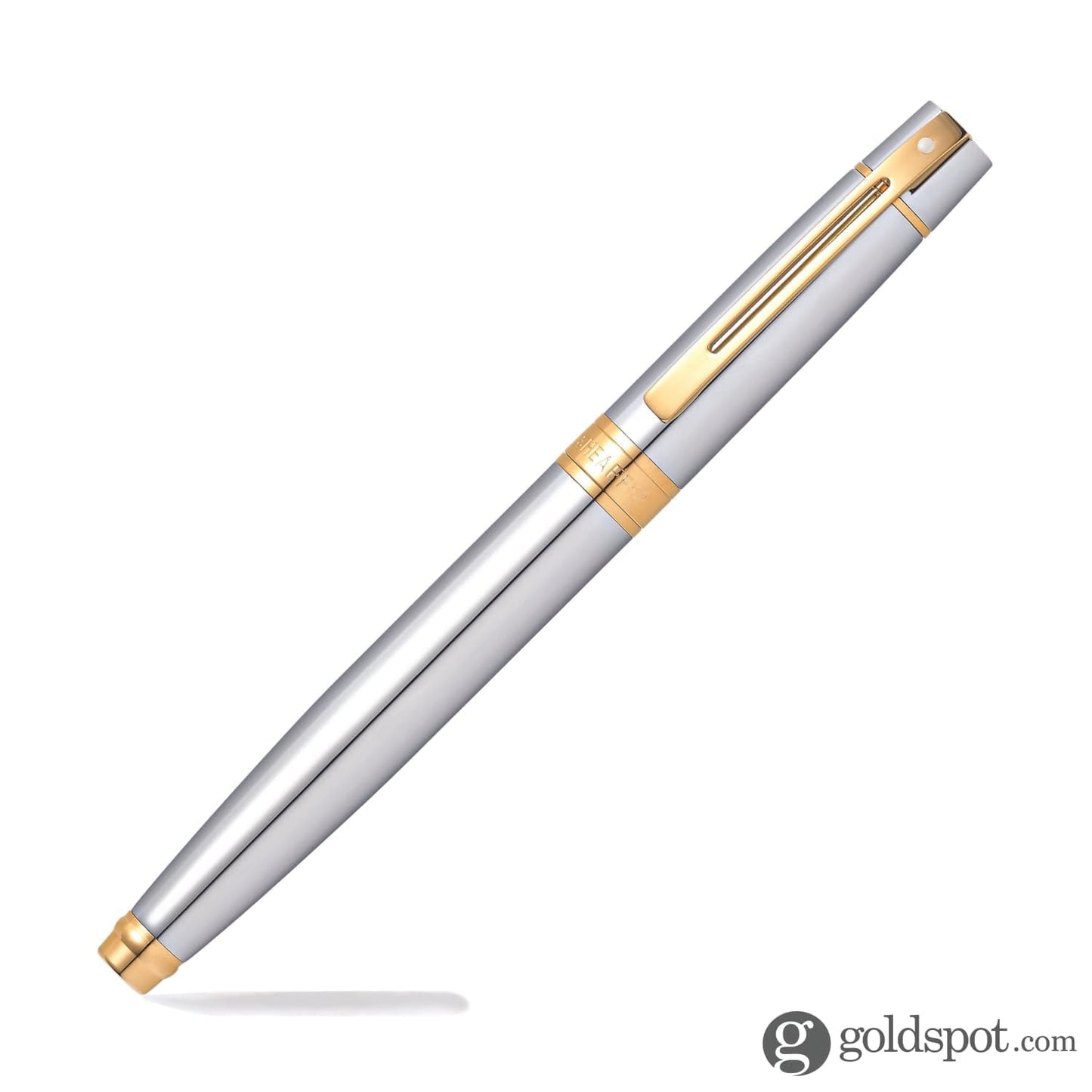 Sheaffer 300 Fountain Pen in Chrome with Gold Tone Fountain Pen