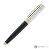 Sheaffer 300 Fountain Pen in Matte Black Shiny Chrome Cap with PVD Gold Trim Fountain Pen