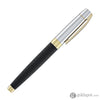 Sheaffer 300 Fountain Pen in Matte Black Shiny Chrome Cap with PVD Gold Trim Fountain Pen