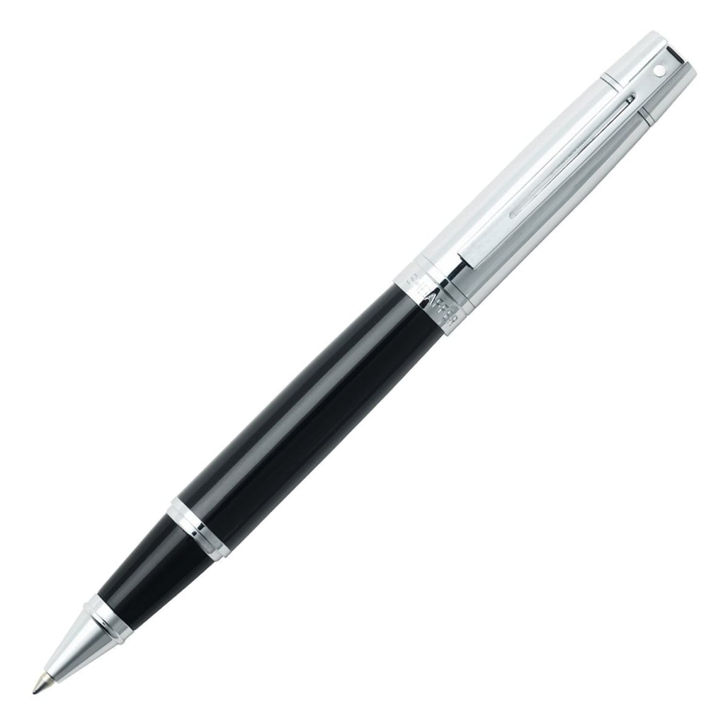 Sheaffer 300 Rollerball Pen in Glossy Black with Chrome Cap Rollerball Pen
