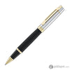 Sheaffer 300 Rollerball Pen in Matte Black Shiny Chrome Cap with PVD Gold Trim Rollerball Pen