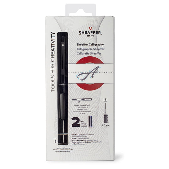 Sheaffer Calligraphy Fountain Pen in Black Set
