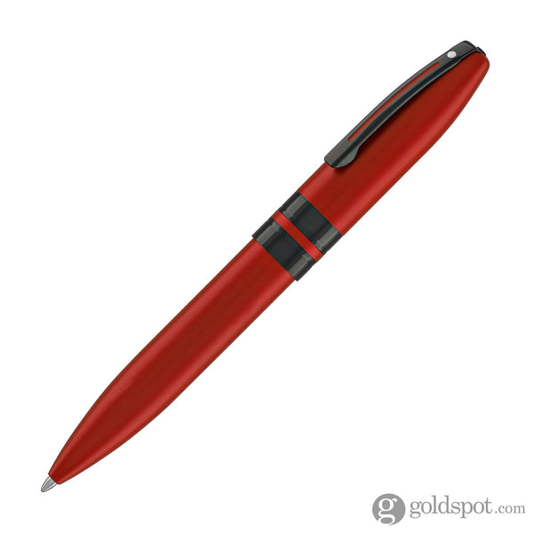 Sheaffer Icon Ballpoint Pen in Metallic Red Lacquer with Black PVD Trim Ballpoint Pen