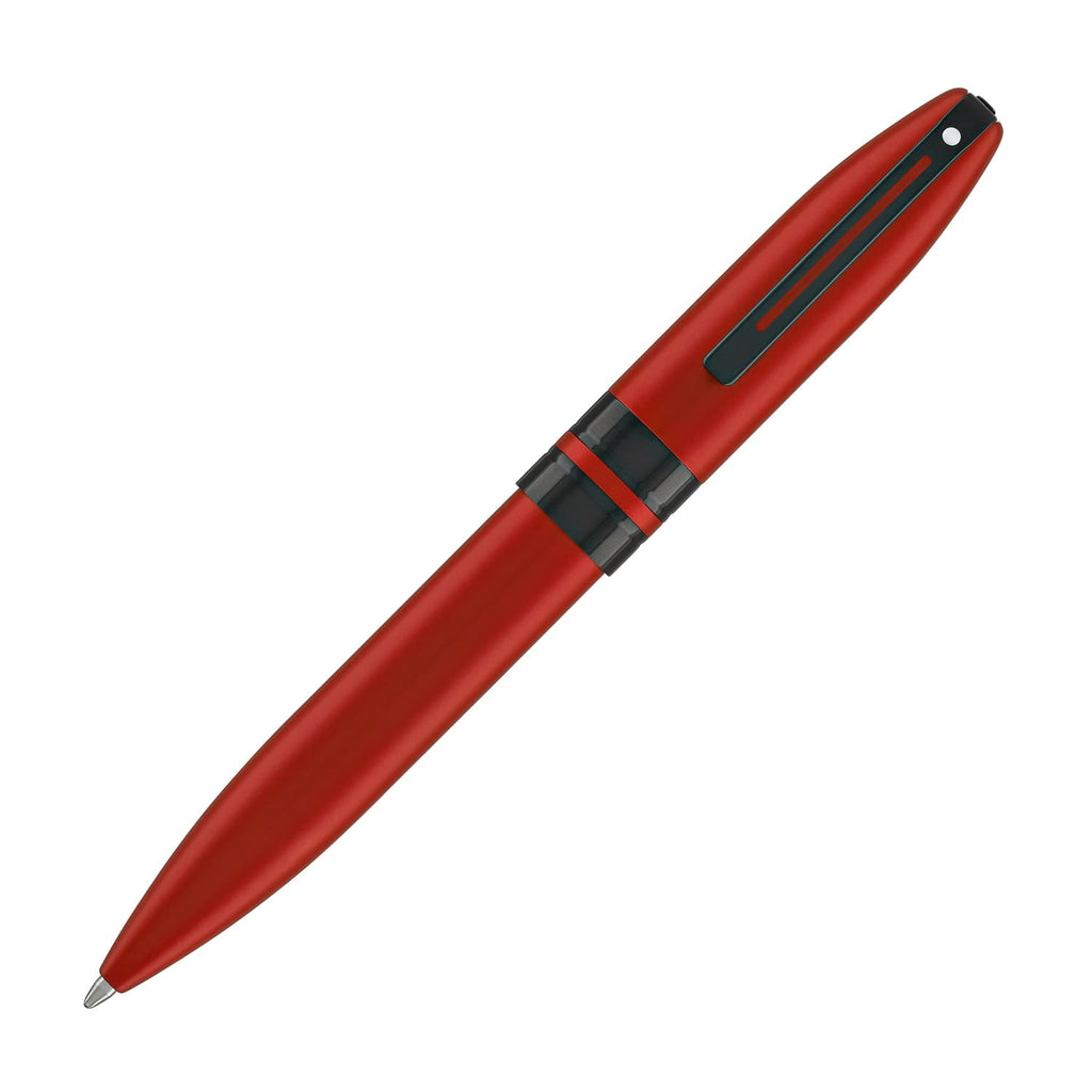 Sheaffer Icon Ballpoint Pen in Metallic Red Lacquer with Black PVD Trim Ballpoint Pen