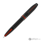 Sheaffer Icon Fountain Pen in Matte Black Lacquer with Red PVD Trim Fountain Pens