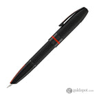 Sheaffer Icon Fountain Pen in Matte Black Lacquer with Red PVD Trim Fountain Pens