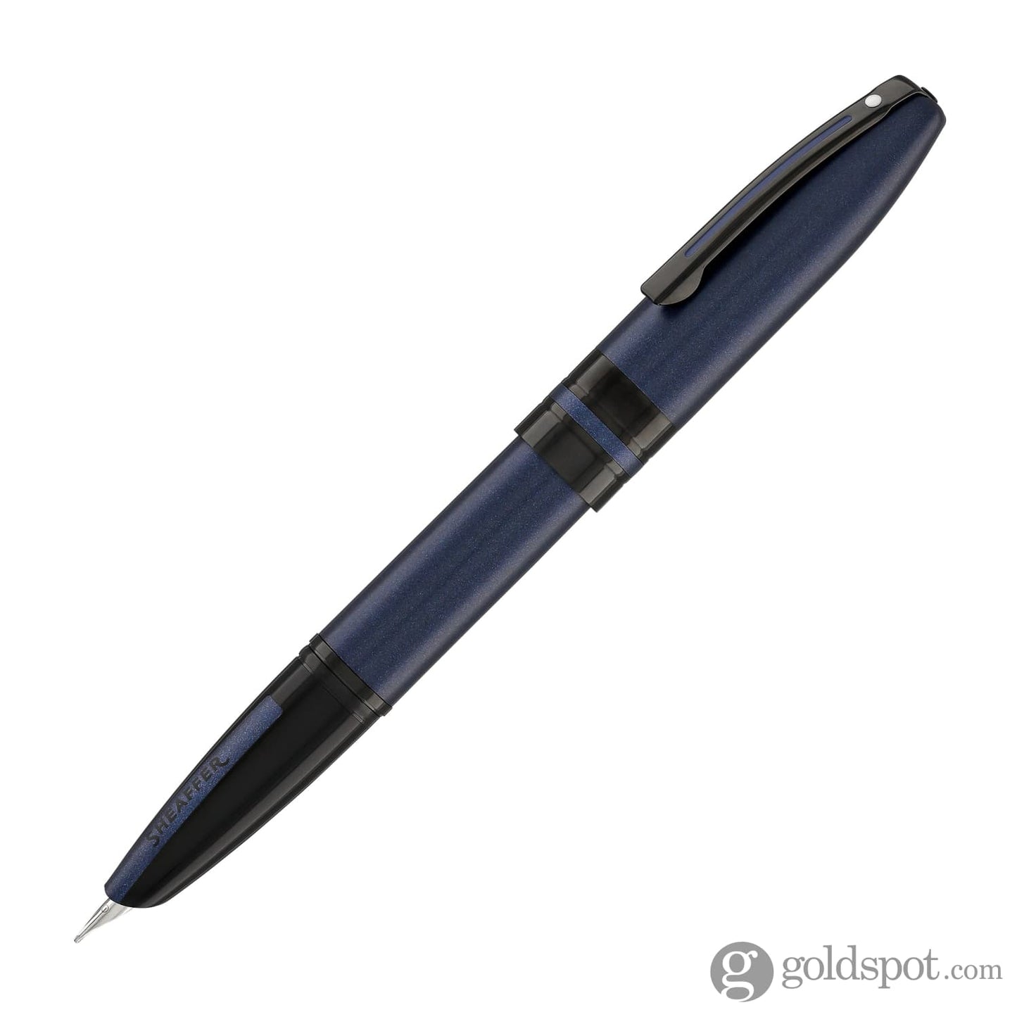 Sheaffer Icon Fountain Pen in Matte Blue Lacquer with Black PVD Trim Fountain Pen