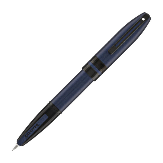 Sheaffer Icon Fountain Pen in Matte Blue Lacquer with Black PVD Trim