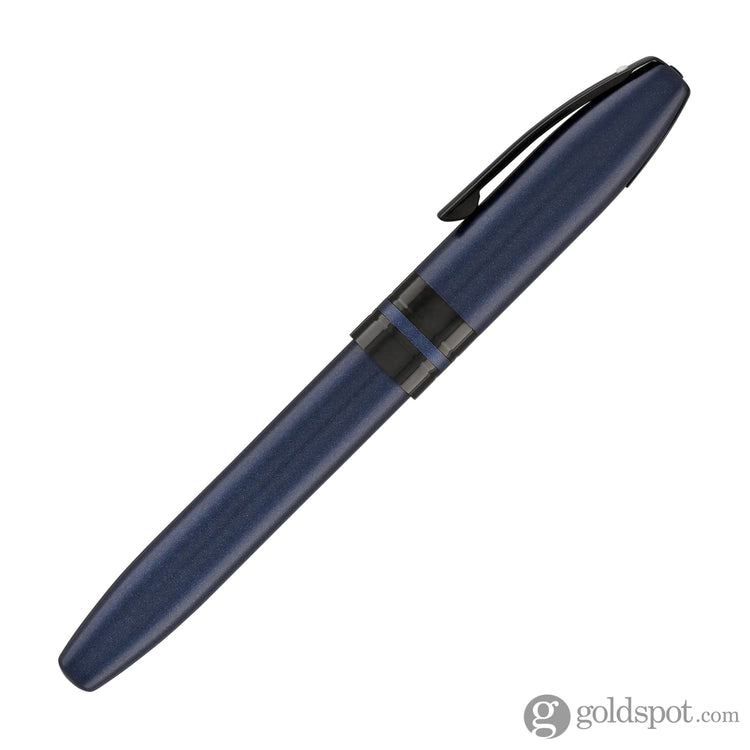 Sheaffer Icon Fountain Pen in Matte Blue Lacquer with Black PVD Trim Fountain Pen