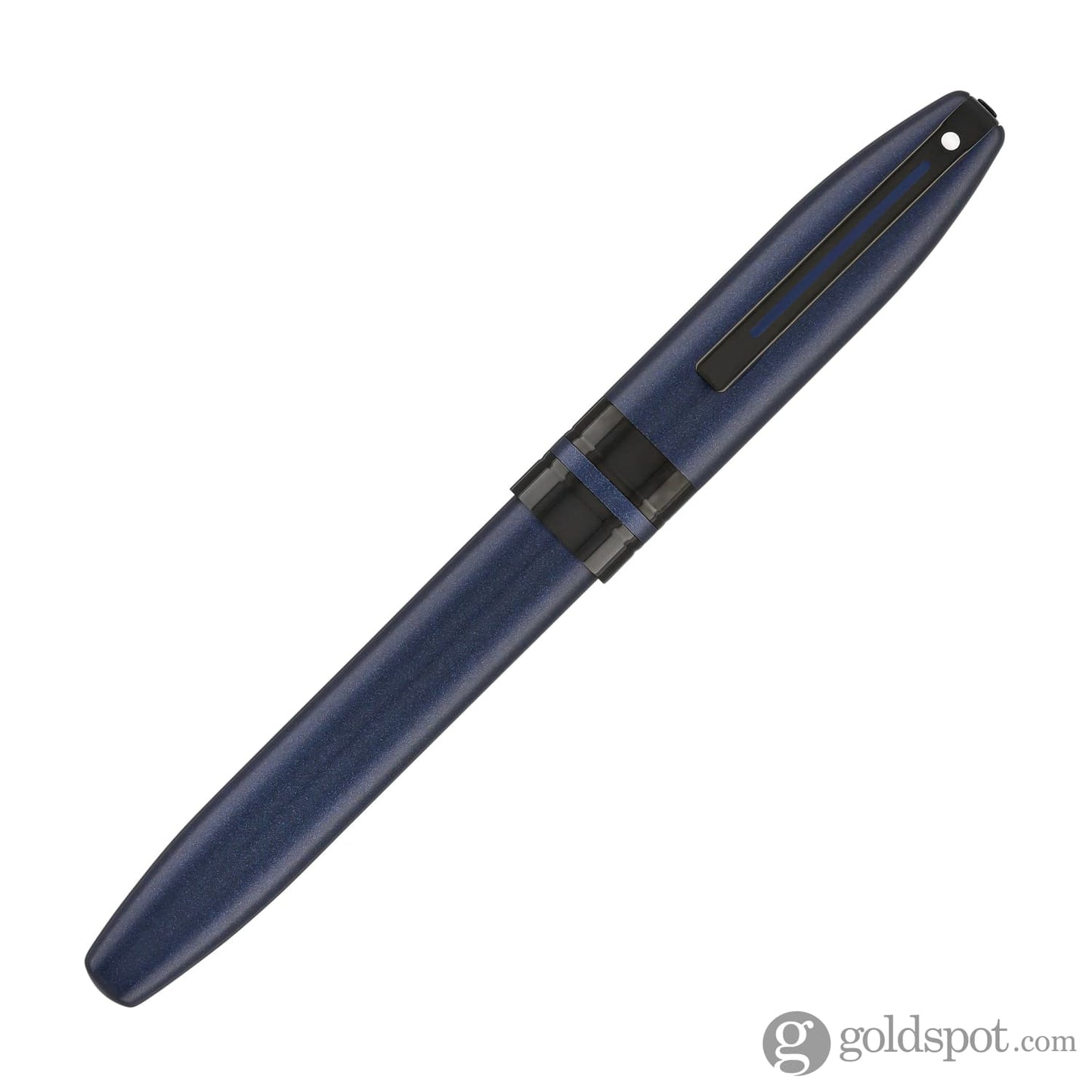 Sheaffer Icon Fountain Pen in Matte Blue Lacquer with Black PVD Trim Fountain Pen