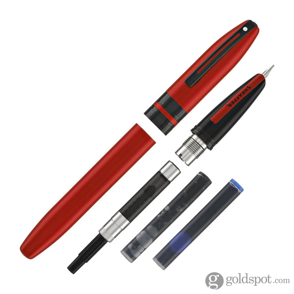 Sheaffer Icon Fountain Pen in Metallic Red Lacquer with Black PVD Trim Fountain Pen