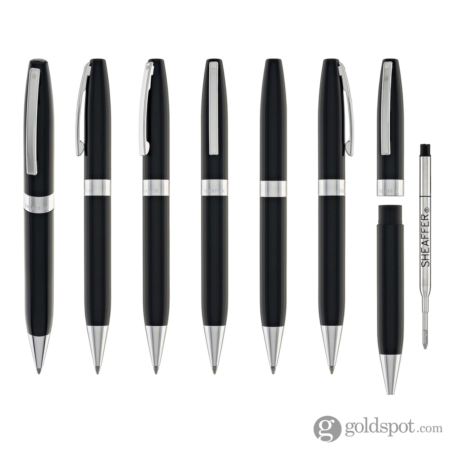 Sheaffer Legacy 9064 Ballpoint Pen in Black with Chrome Trim Ballpoint Pens