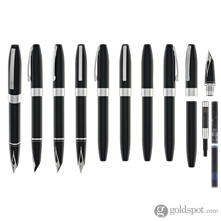 Sheaffer Legacy 9064 Fountain Pen in Black with Chrome Trim Fountain Pen