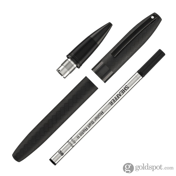 Sheaffer Legacy Rollerball Pen in Matte Black with Chevron Engraving Pattern Rollerball Pen