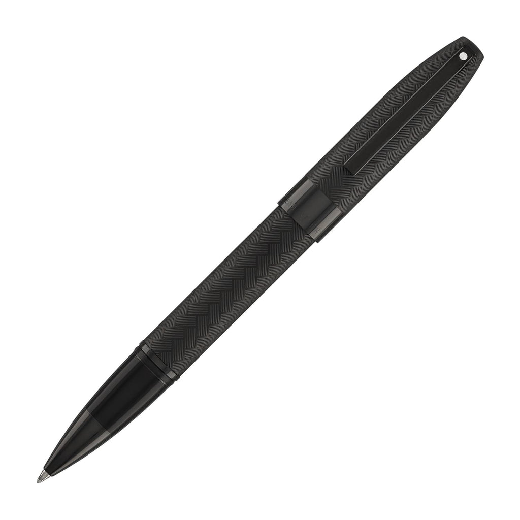 Sheaffer Legacy Rollerball Pen in Matte Black with Chevron Engraving Pattern Rollerball Pen