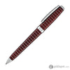 Sheaffer Prelude Ballpoint Pen in Merlot Lacquer with Horizontal Chrome Plated Engraving Ballpoint Pens