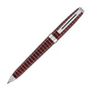 Sheaffer Prelude Ballpoint Pen in Merlot Lacquer with Horizontal Chrome Plated Engraving Ballpoint Pens