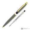 Sheaffer VFM Ballpoint Pen in Glossy Gray Lacquer with Gold PVD Trim Ballpoint Pens