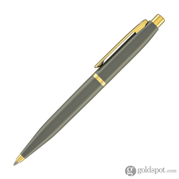 Sheaffer VFM Ballpoint Pen in Glossy Gray Lacquer with Gold PVD Trim Ballpoint Pens