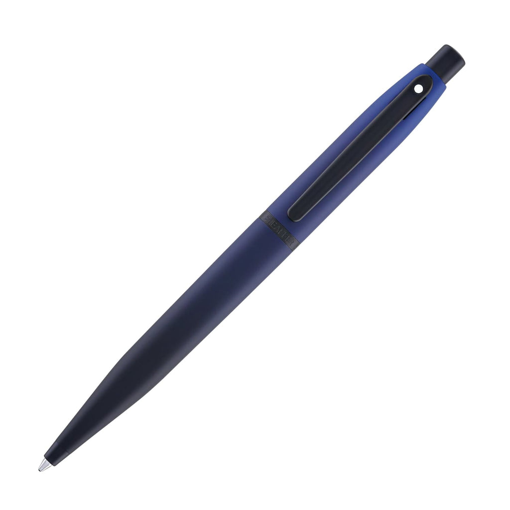 Sheaffer VFM Ballpoint Pen in Matte Blue with PVD Trim Ballpoint Pens