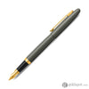 Sheaffer VFM Fountain Pen in Glossy Gray Lacquer with Gold PVD Trim Fountain Pen