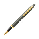 Sheaffer VFM Fountain Pen in Light Grey with Gold PVD Trim - Medium Point Fountain Pen