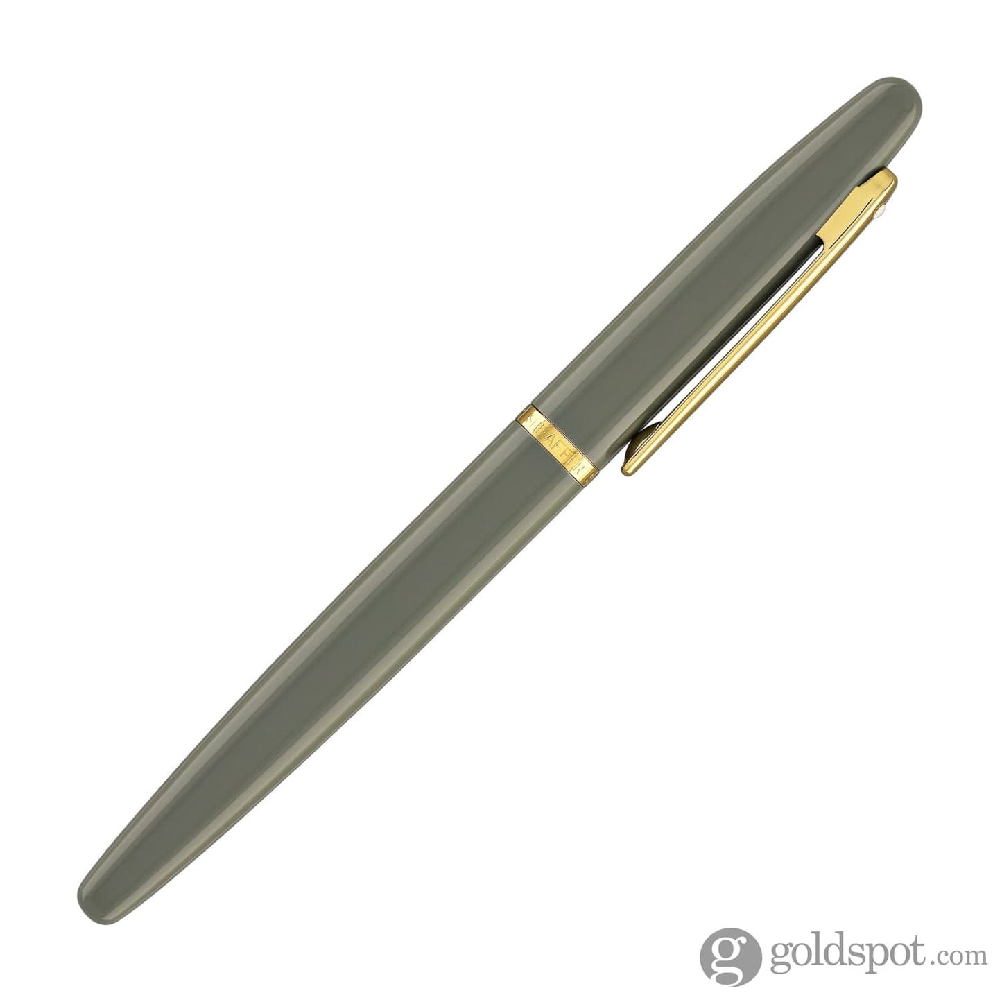 Sheaffer VFM Fountain Pen in Light Grey with Gold PVD Trim - Medium Point Fountain Pen