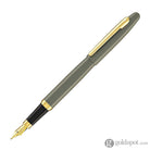 Sheaffer VFM Fountain Pen in Light Grey with Gold PVD Trim - Medium Point Fountain Pen