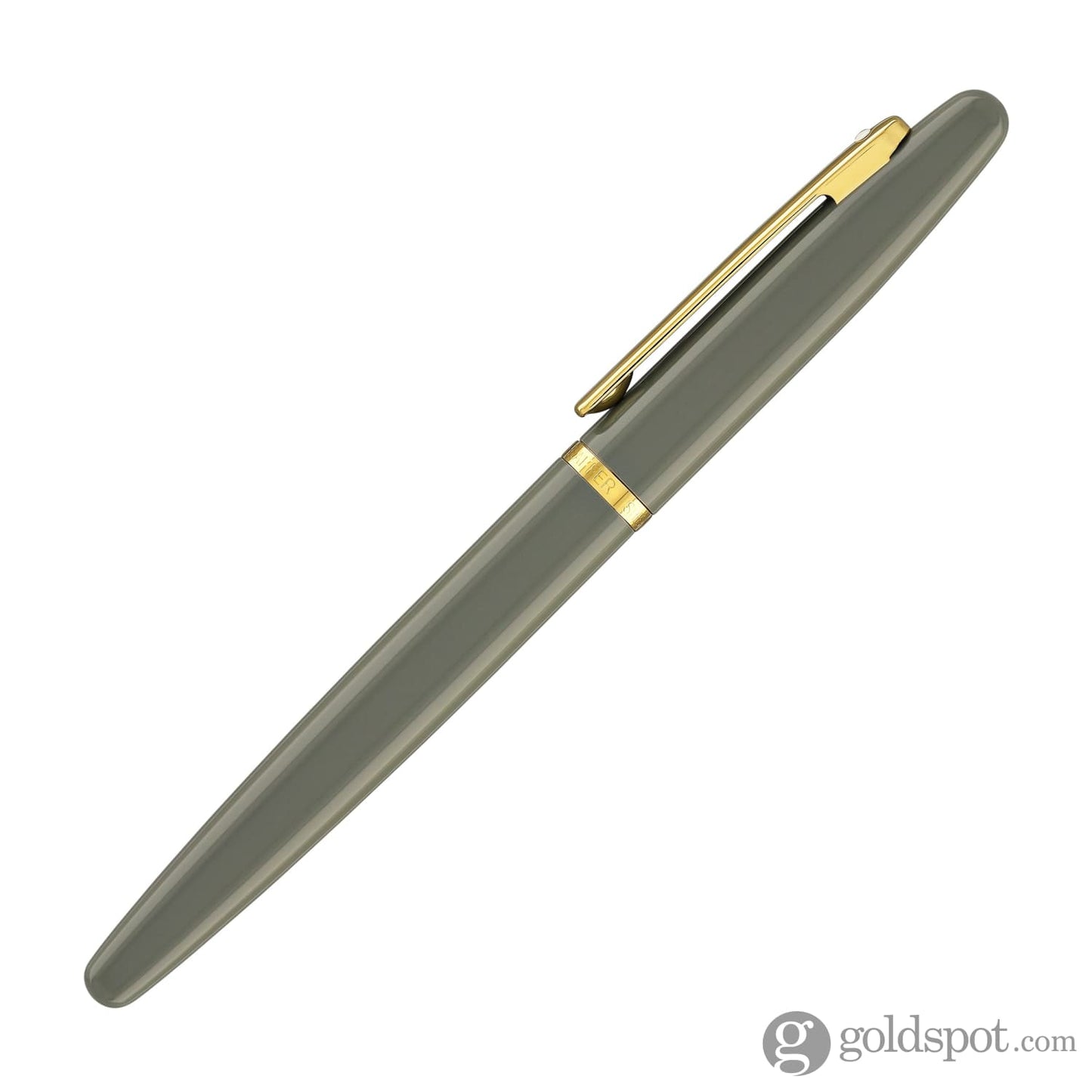 Sheaffer VFM Fountain Pen in Light Grey with Gold PVD Trim - Medium Point Fountain Pen