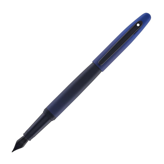 Sheaffer VFM Fountain Pen in Matte Blue with PVD Trim