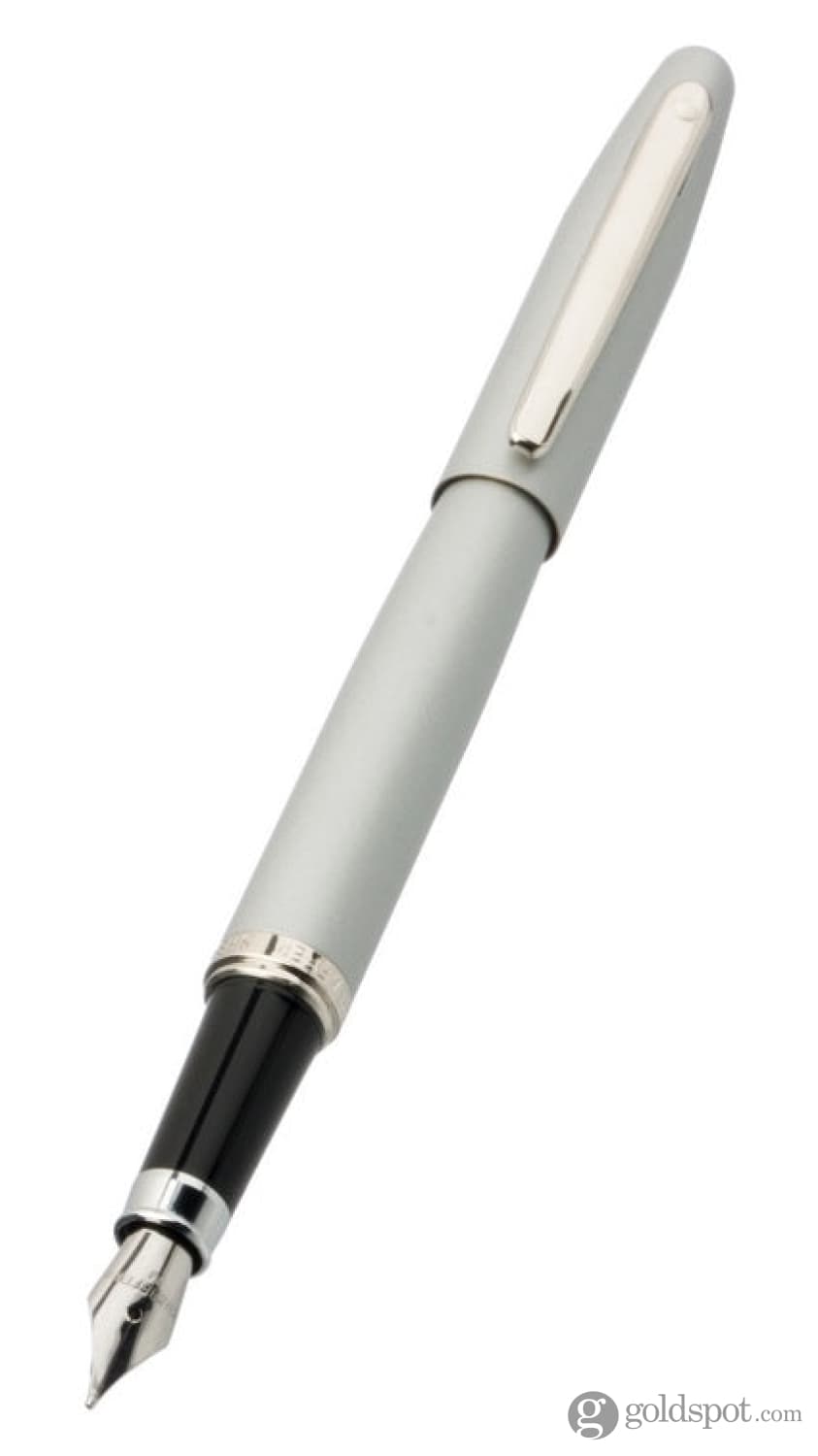 Sheaffer VFM Fountain Pen in Strobe Silver Fountain Pen