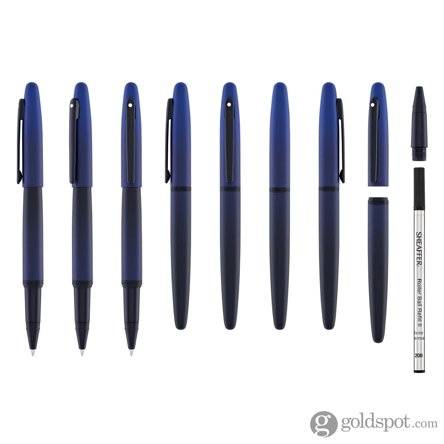 Sheaffer VFM Rollerball Pen in Matte Blue with PVD Trim Rollerball Pen