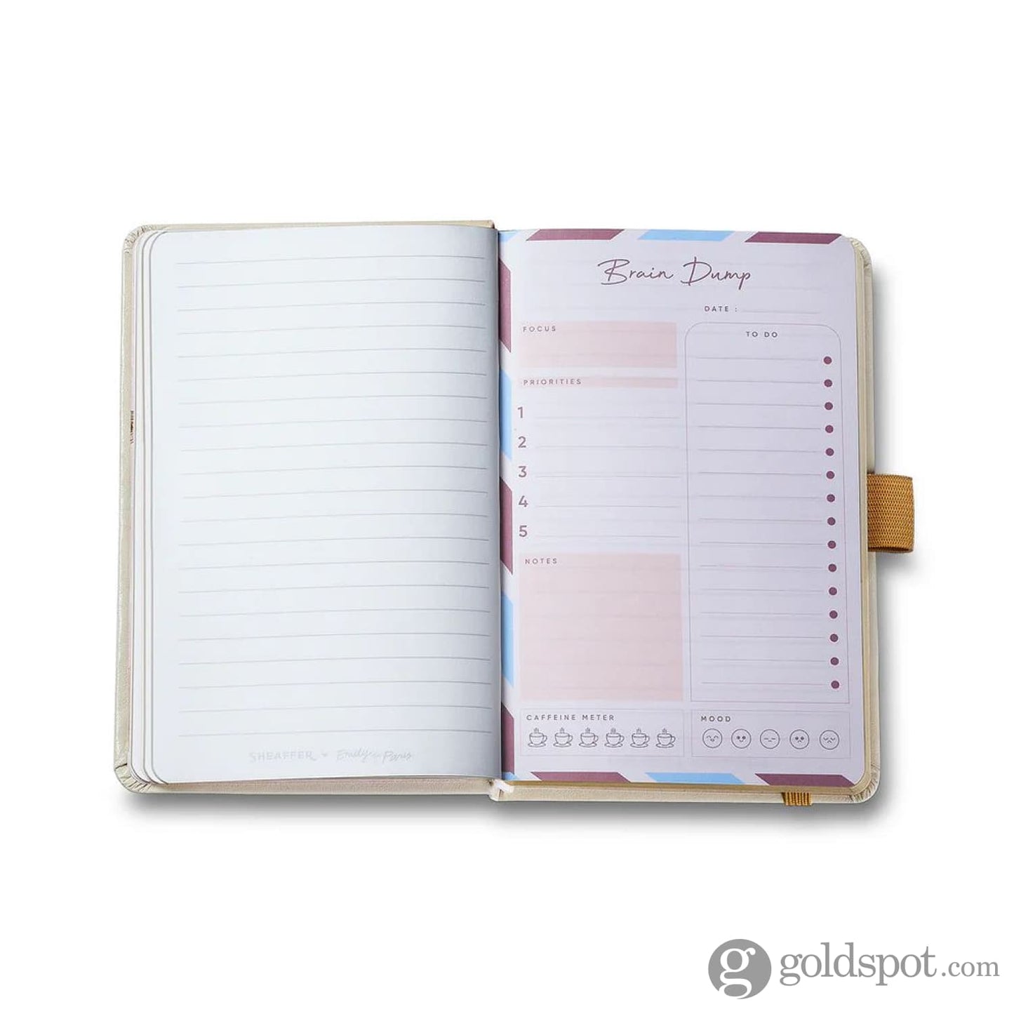 Sheaffer x Emily in Paris 100 Ballpoint Pen in Champagne Gold and A6 Notebook with Embossed Eiffel Tower Set Gift Sets