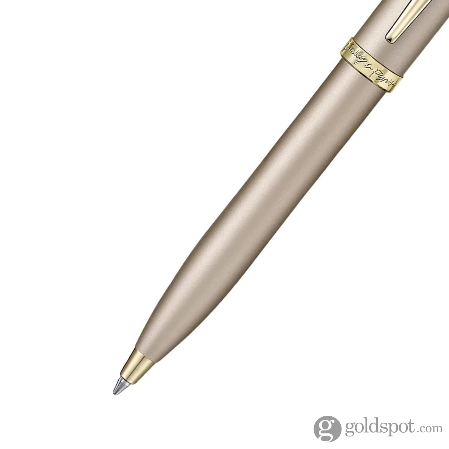 Sheaffer x Emily in Paris 100 Ballpoint Pen in Champagne Gold and