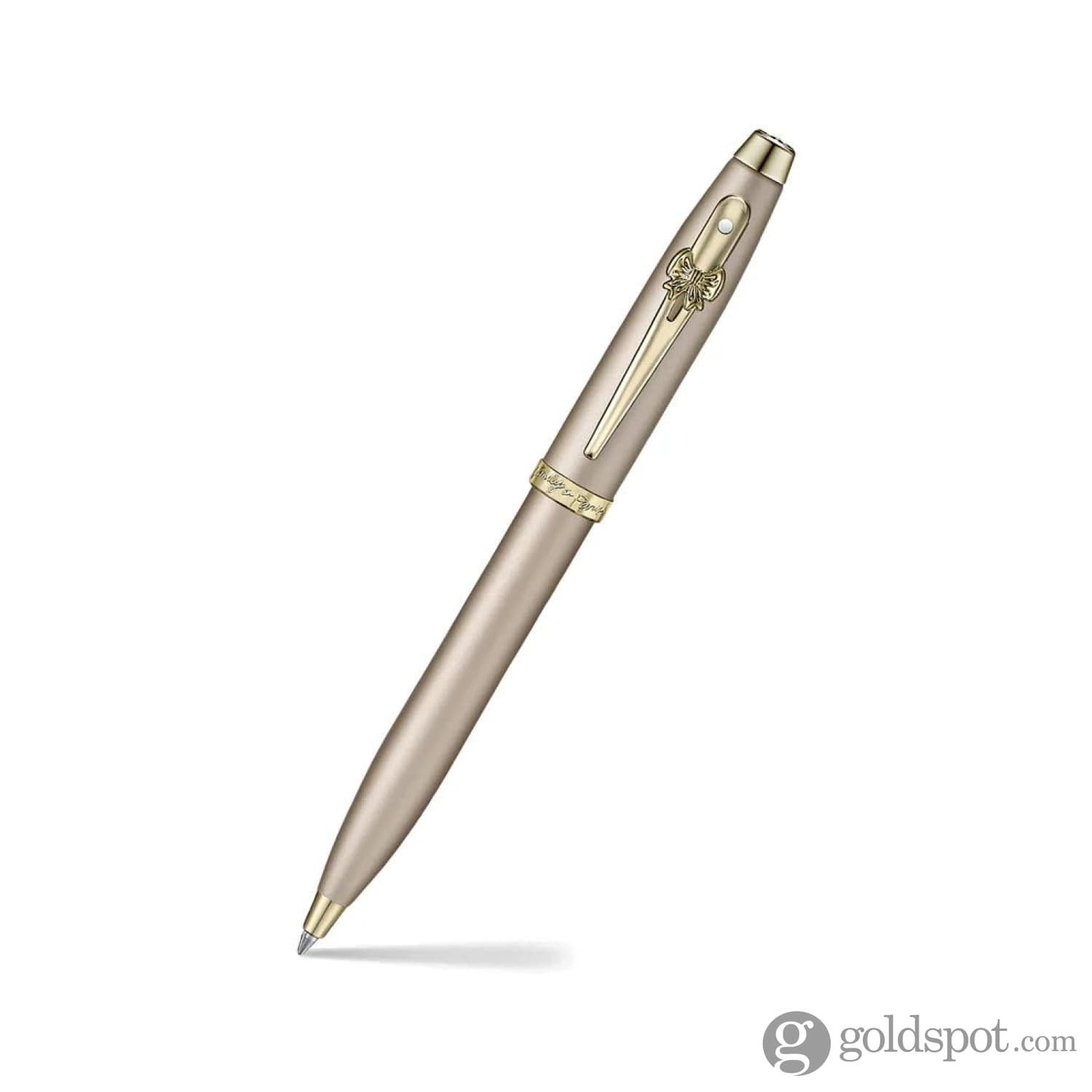 Sheaffer x Emily in Paris 100 Ballpoint Pen in Champagne Gold and