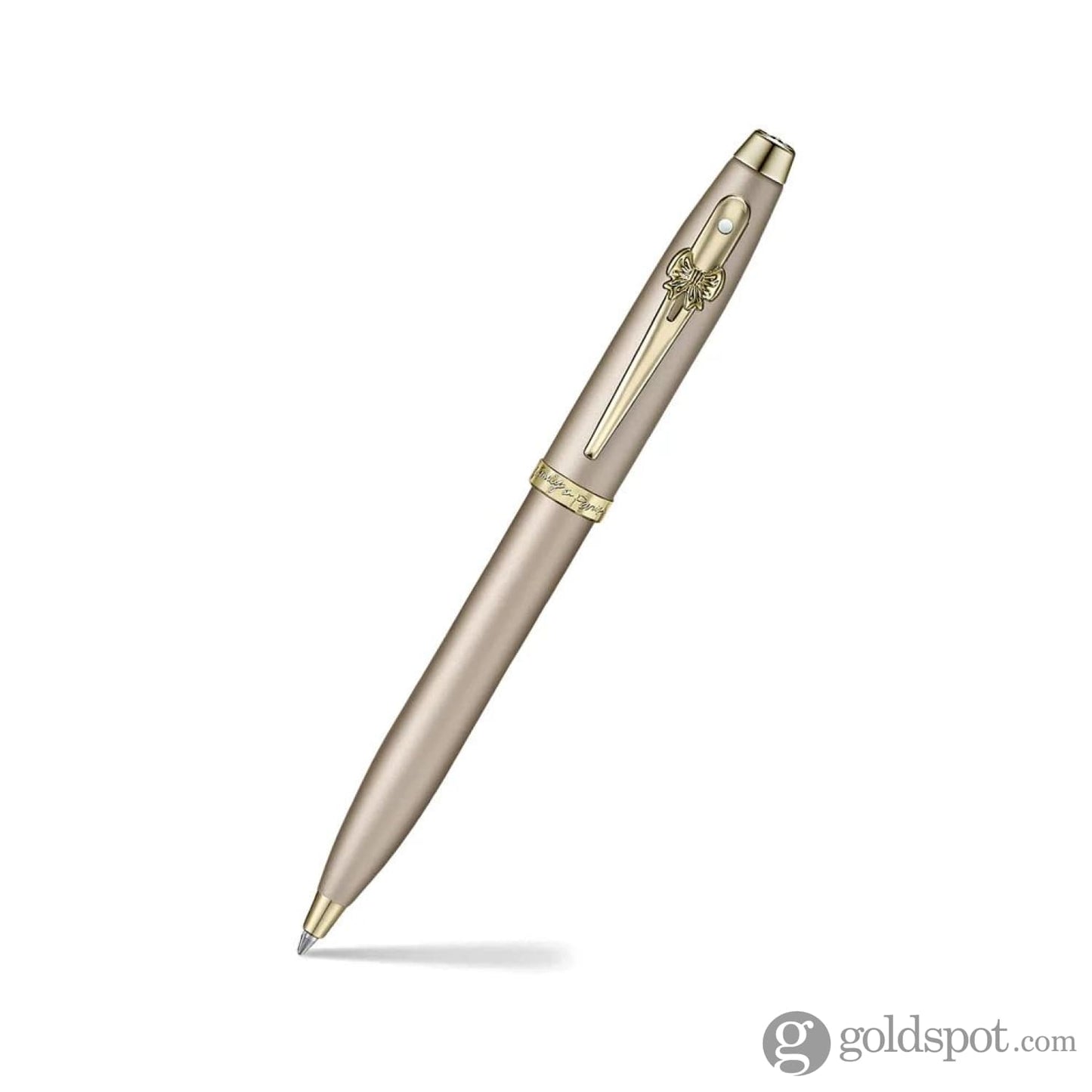 Sheaffer x Emily in Paris 100 Ballpoint Pen in Champagne Gold and Full-Grain Credit Card Holder Set Gift Sets