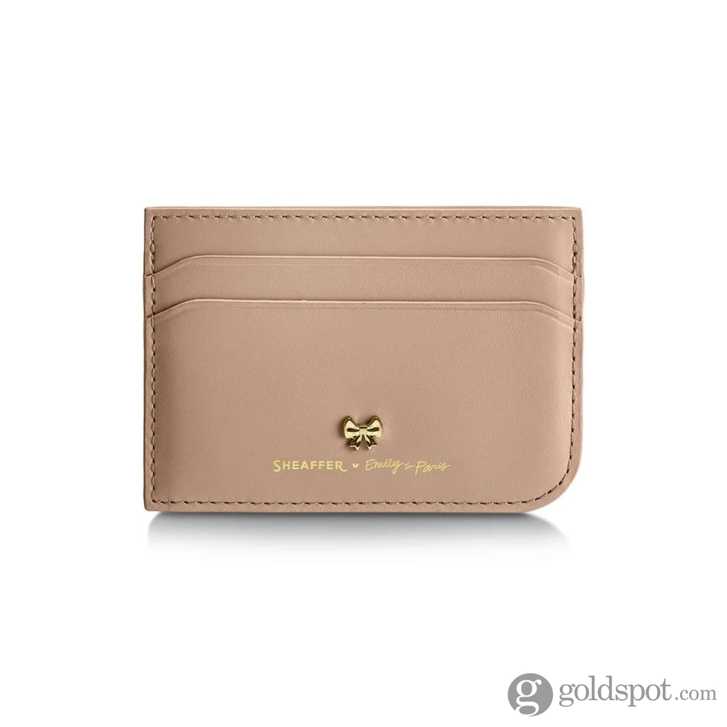 Sheaffer x Emily in Paris 100 Ballpoint Pen in Champagne Gold and Full-Grain Credit Card Holder Set Gift Sets