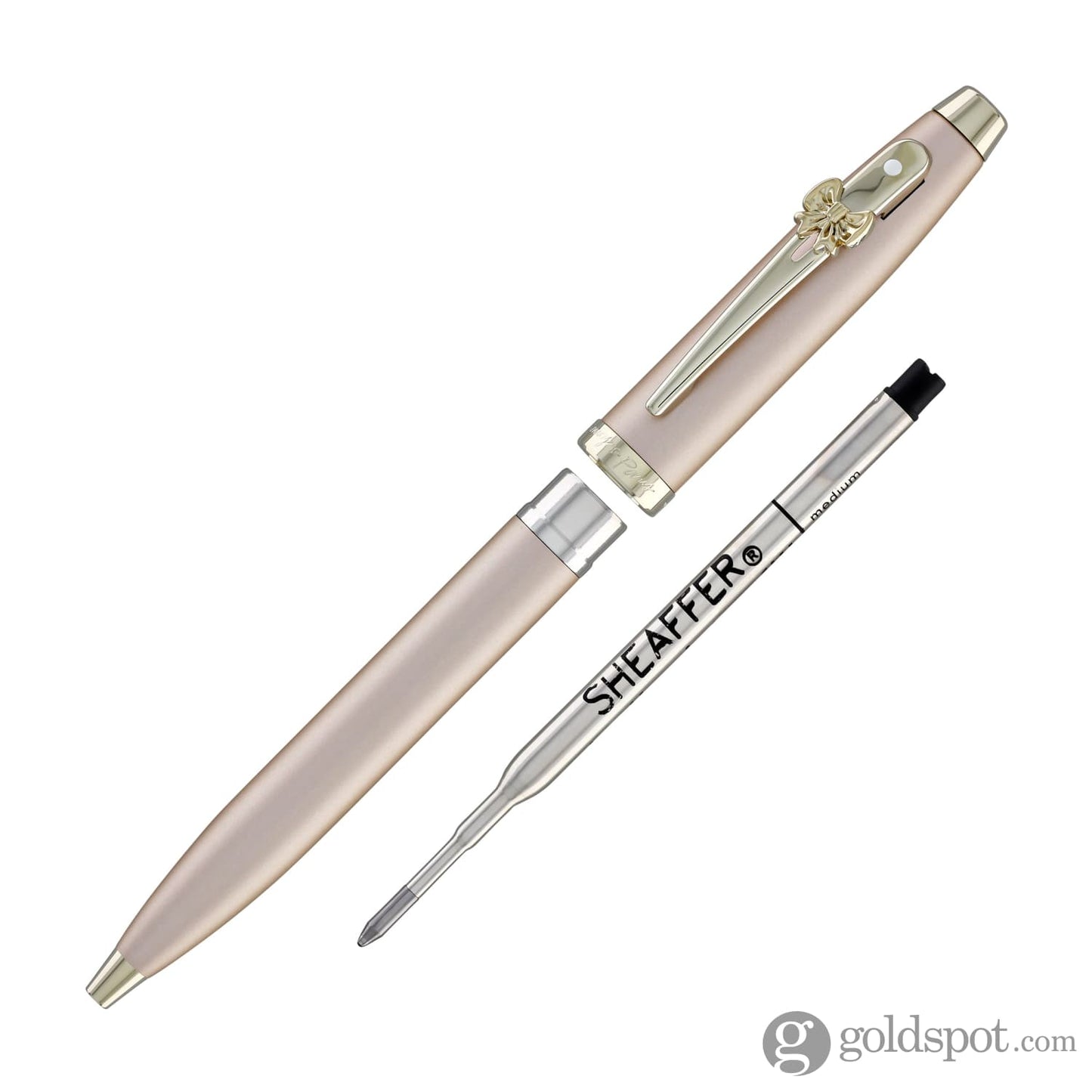 Sheaffer x Emily in Paris 100 Ballpoint Pen in Champagne Gold with Champagne Gold Trim Ballpoint Pens