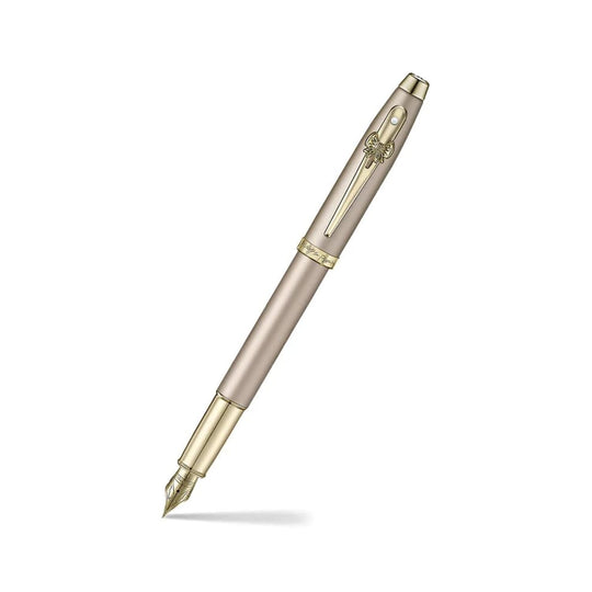 Sheaffer x Emily in Paris 100 Fountain Pen in Champagne Gold with PVD Champagne Gold Trim