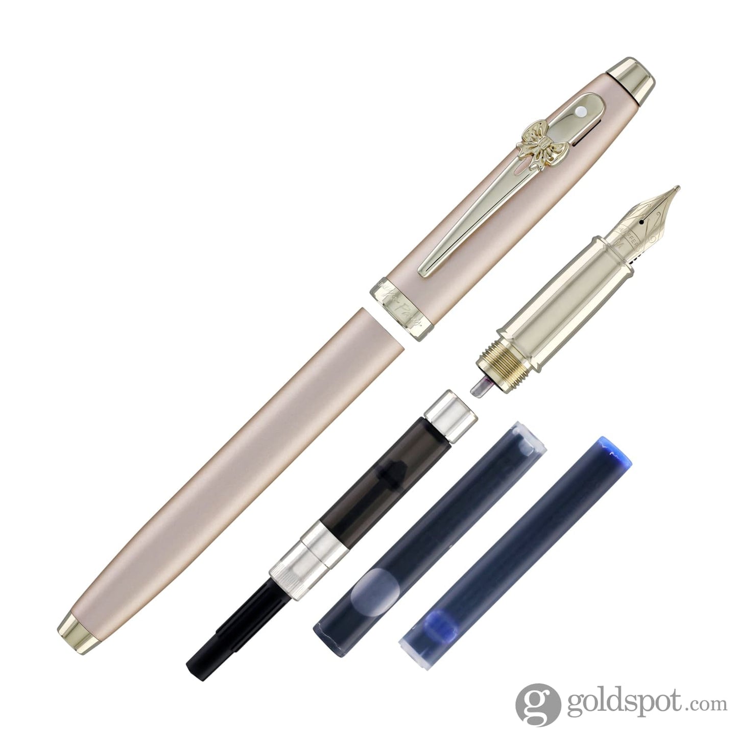 Sheaffer x Emily in Paris 100 Fountain Pen in Champagne Gold with PVD Champagne Gold Trim Fountain Pen