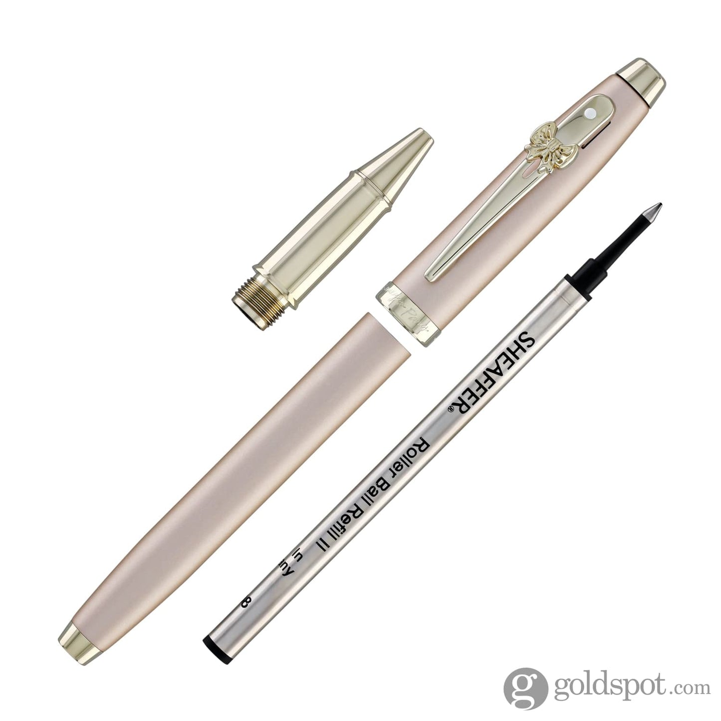 Sheaffer x Emily in Paris 100 Rollerball Pen in Champagne Gold with Champagne Gold Trim Rollerball Pen