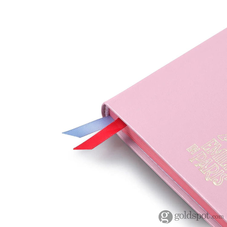 Sheaffer x Emily in Paris A6 Hardbound Notebook with Embossed Eiffel Tower in Pink - 3.7 x 5.7 Notebooks Journals
