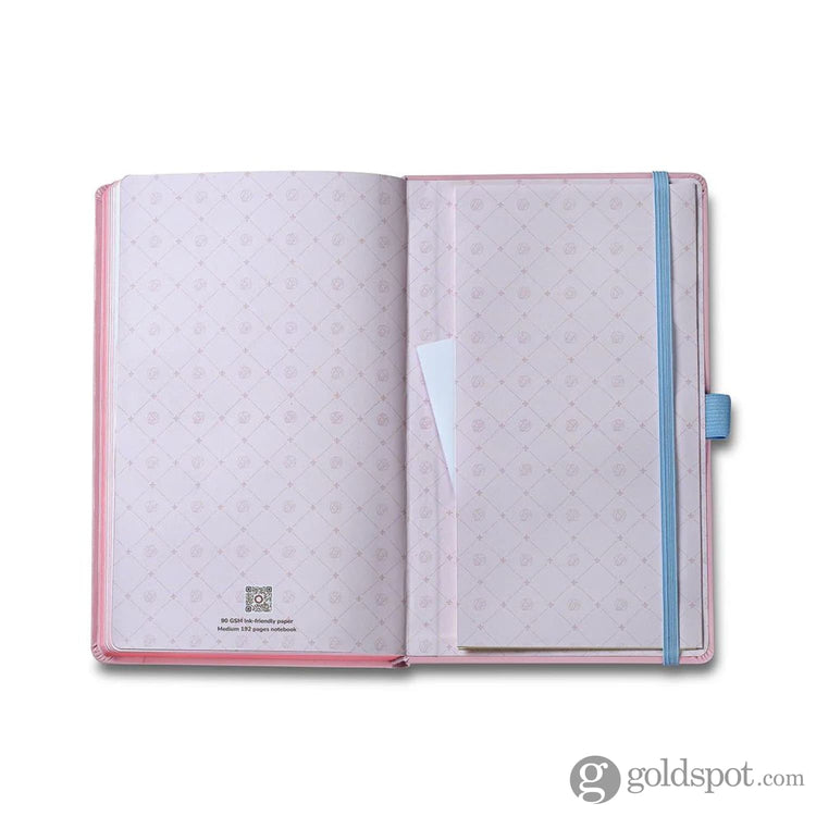 Sheaffer x Emily in Paris A6 Hardbound Notebook with Embossed Eiffel Tower in Pink - 3.7 x 5.7 Notebooks Journals
