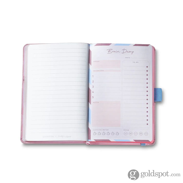 Sheaffer x Emily in Paris Prelude Mini Ballpoint Pen in Pastel Pink and A6 Notebook with Embossed Eiffel Tower Set Gift Sets