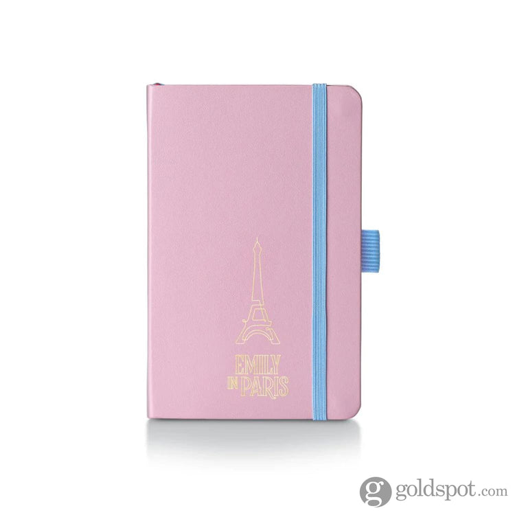Sheaffer x Emily in Paris Sentinel Ballpoint Pen in Matte Pink and A6 Notebook with Embossed Eiffel Tower Set Gift Sets