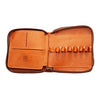 Shibui 12 Pen Case (Veg Tanned) in Autumn Brown Pen Cases