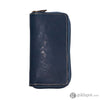 Shibui 3 Pen Case (Veg Tanned) in Deep Blue Pen Cases