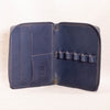 Shibui 5 Pen Case (Veg Tanned) in Deep Blue Pen Cases