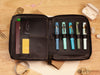 Shibui 5 Pen Case (Veg Tanned) in Midnight Black Pen Cases